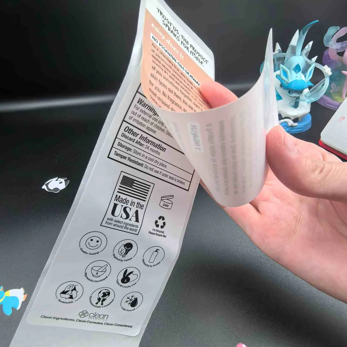 Viacvrstvové pre kozmetické etikety