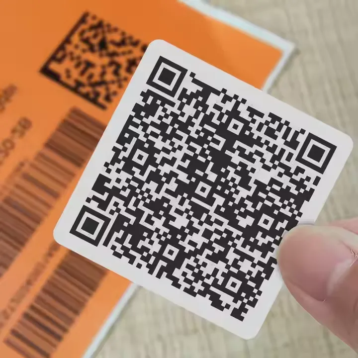 Qr kódový štítok