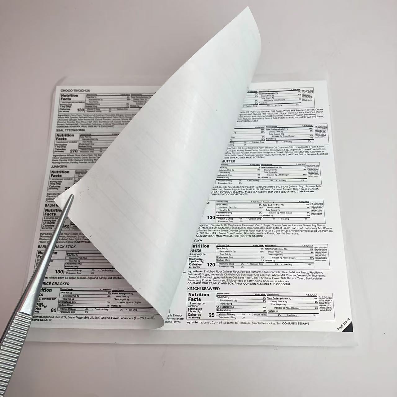 Dopĺňa štítky s 2 vrstvami