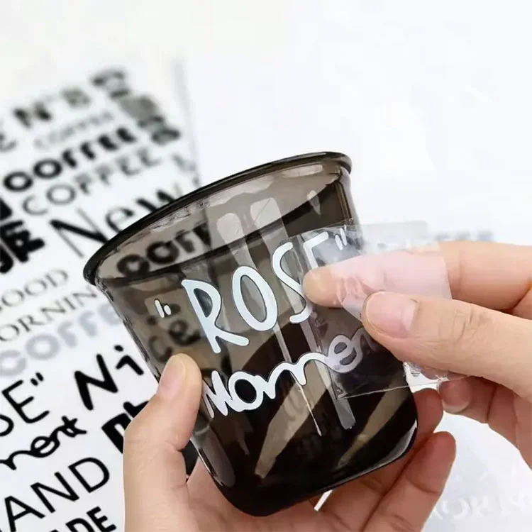 Nálepky na UV prenos pohárov